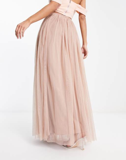 Asos tulle maxi skirt hotsell