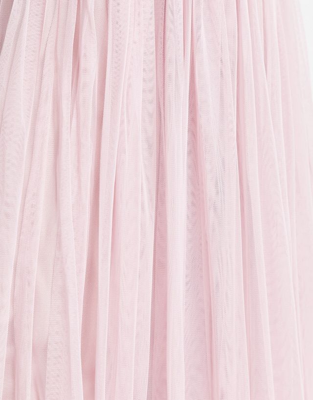 Beauut tulle maxi skirt in soft pink TB7083