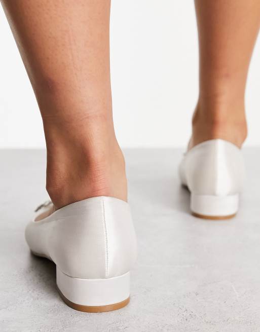 Asos white flats online