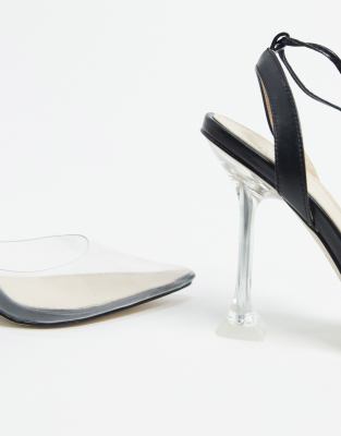 bebo clear heels