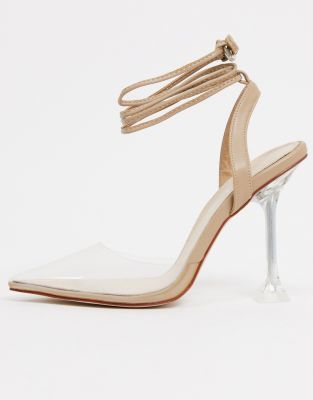 clear pointed shoes
