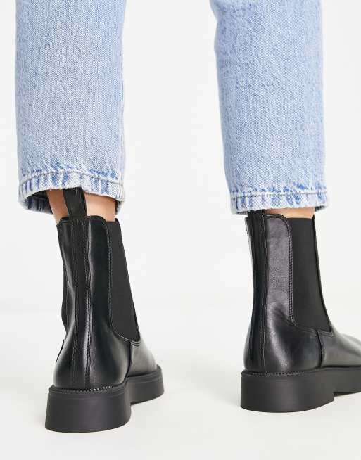 Asos automatic clearance leather chelsea boots