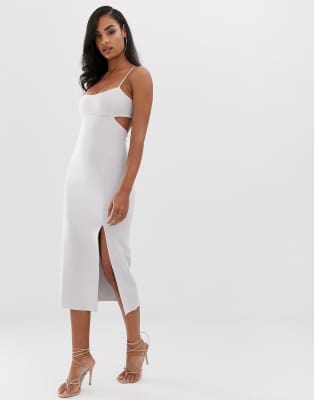 amelie panel midi dress