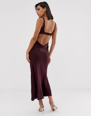 bec and bridge burgundy dress