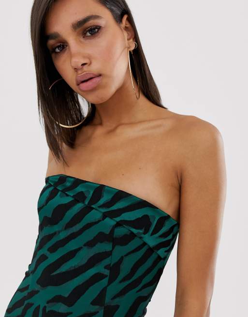 Bec Bridge discotheque zebra mini dress ASOS