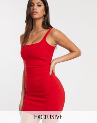 Bec & Bridge exclusive karina mini dress-Red