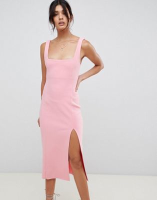 bec and bridge pink dress