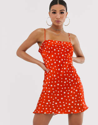 bec bridge polka dot dress