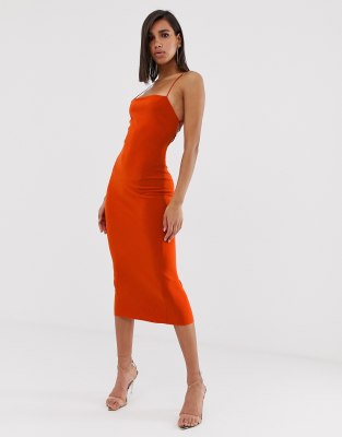 bec and bridge lea split midi dress