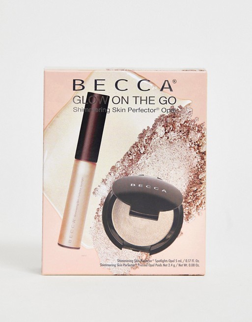 BECCA Glow on the Go Highlighter Kit - Opal