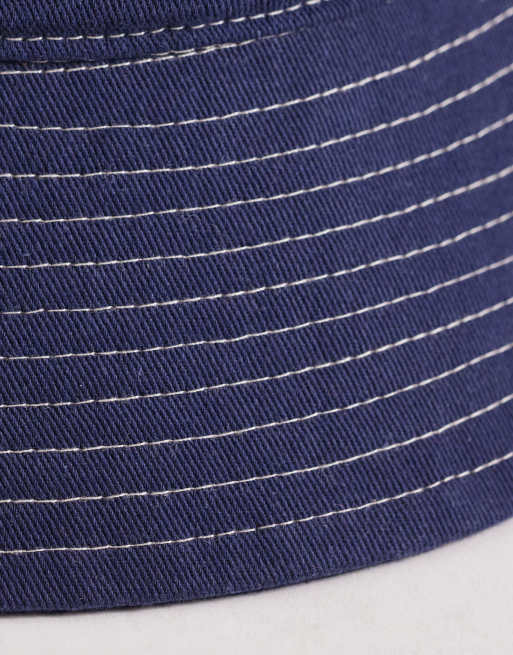 Becksondergaard - Cappello da pescatore in tela di cotone blu navy, 3 di 3