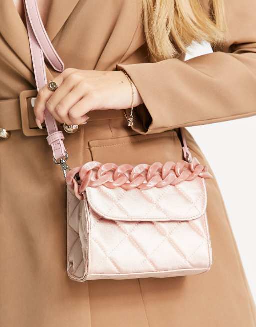 Becksöndergaard crossbody bag in tropical peach with chain detailing , 3 of 4