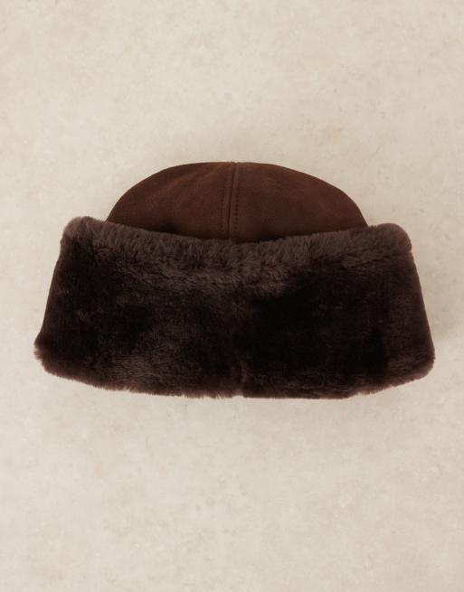 Becksondergaard - Dora - Cappello in montone marrone cioccolato , 2 di 3