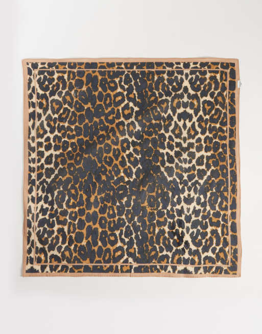 Becksondergaard - Edgia - Hovedtørklæde i bomuld med leopardprint, 2 af 3