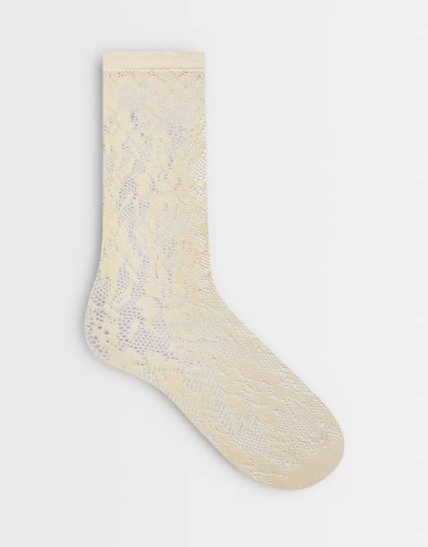 Becksondergaard lace socks in white - view 1