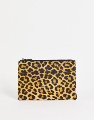 Becksöndergaard large cheetah print purse