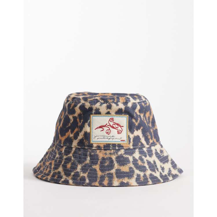 帽子 tao COMME des GARCONS Leopard Bucket Hat Becksondergaard leopa cotton bucket hat in leopard print | ASOS