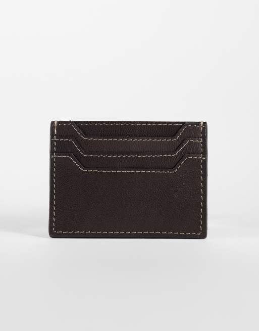 Becksöndergaard - Porte-cartes en cuir nappa - Marron foncé, 3 de 3