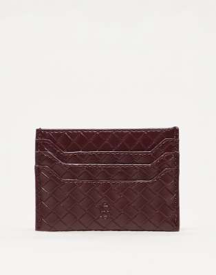 Becksöndergaard - Rallo - Gewebtes Kartenetui in Burgunderrot