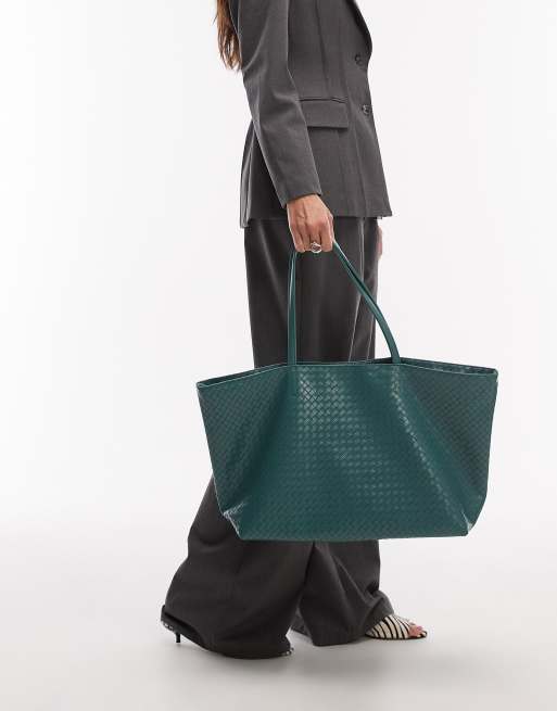 Becksondergaard – Rallo Lottie – Pleciona turkusowa torba typu tote , 2 z 4