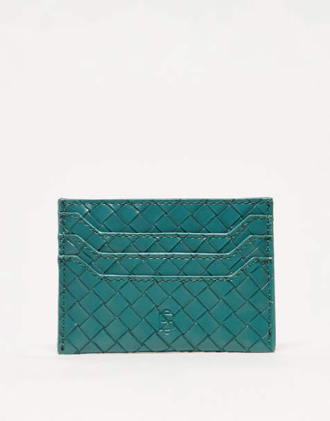 Becksondergaard rallo woven card holder in teal - view 1