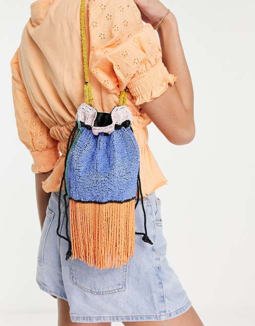 Becksondergaard - Sac porté épaule effet color block - Bleu