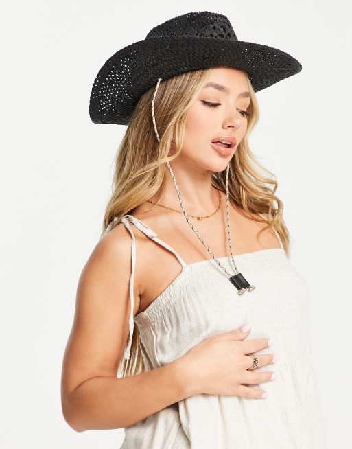 Becksöndergaard straw hat in black