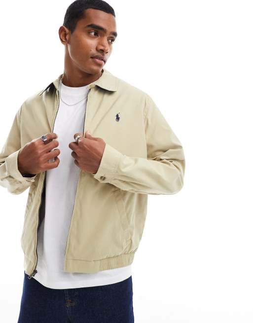 Beige Harrington jakke fra Polo Ralph Lauren |