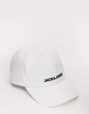 фото Белая бейсболка jack & jones-белый