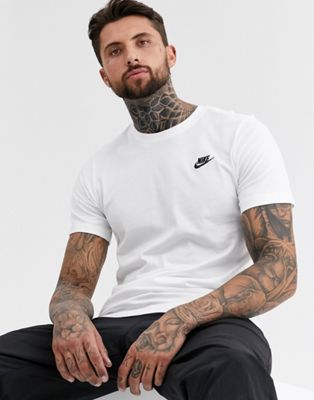 Белая футболка Nike Club Futura | ASOS