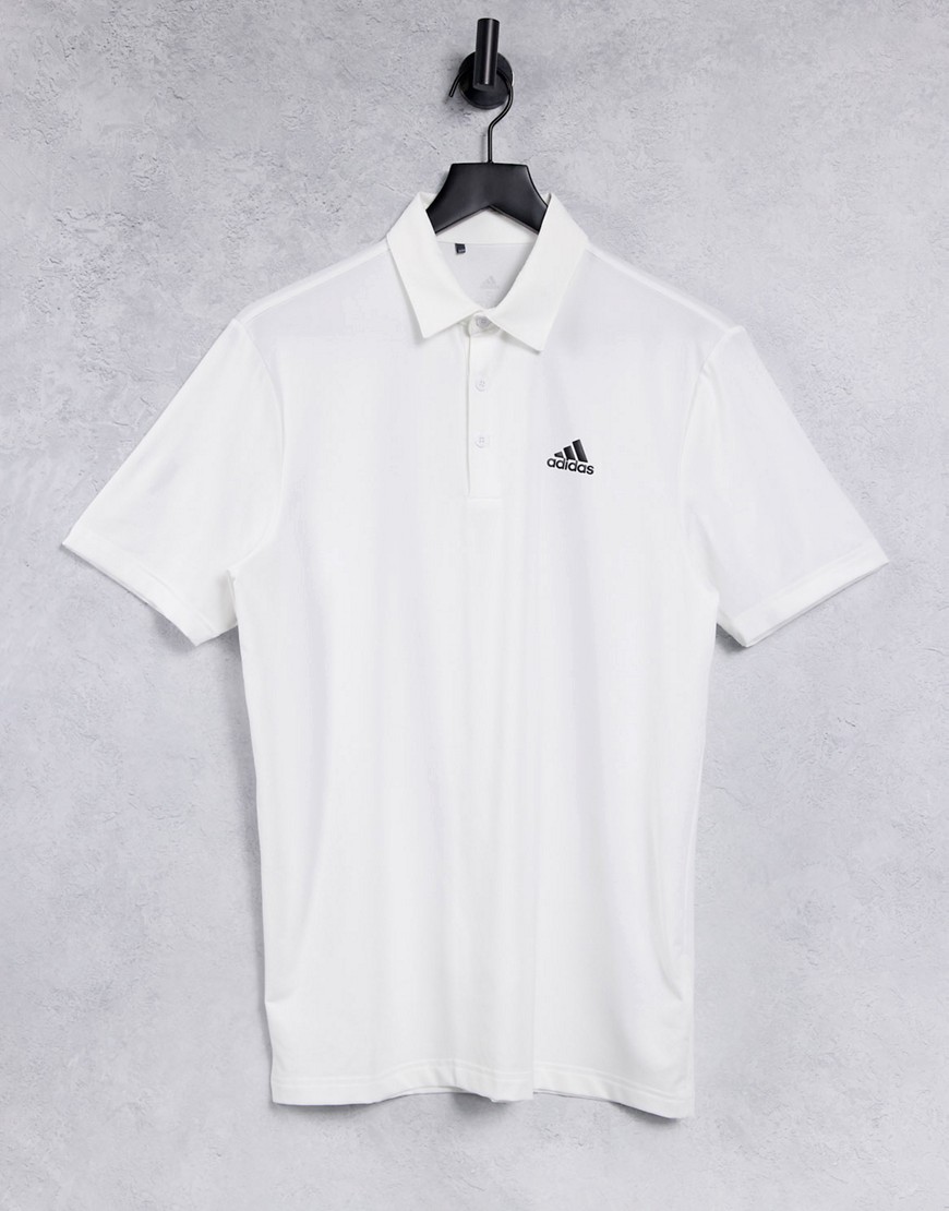 фото Белая футболка-поло adidas golf ultimate 365-белый
