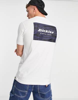 фото Белая футболка с квадратным логотипом dickies quamba-белый