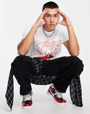 Белая футболка с принтом Cherry Coke ASOS DESIGN-Белый