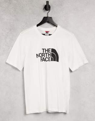 фото Белая футболка бойфренда the north face-белый