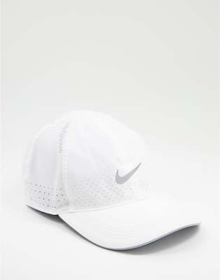 Бейсболки  Asos Белая кепка Nike Running Aerobill-Белый