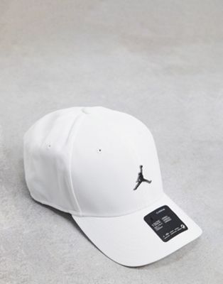 фото Белая кепка с металлическим логотипом в виде баскетболиста nike jordan-белый