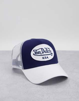 фото Белая кепка von dutch-белый