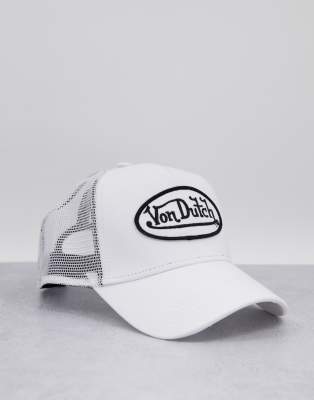 фото Белая кепка von dutch-белый