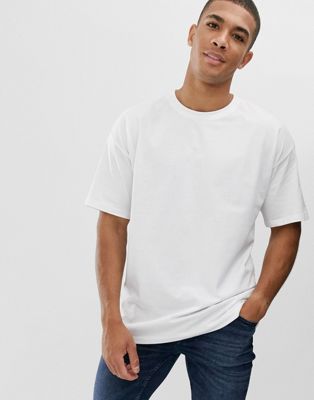 Белая футболка оверсайз мужская
