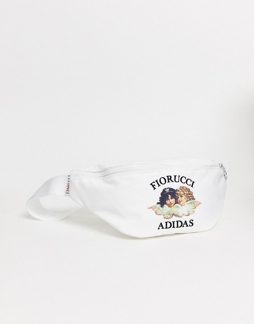 Белая сумка-кошелек на пояс x Fiorucci-Белый adidas Originals