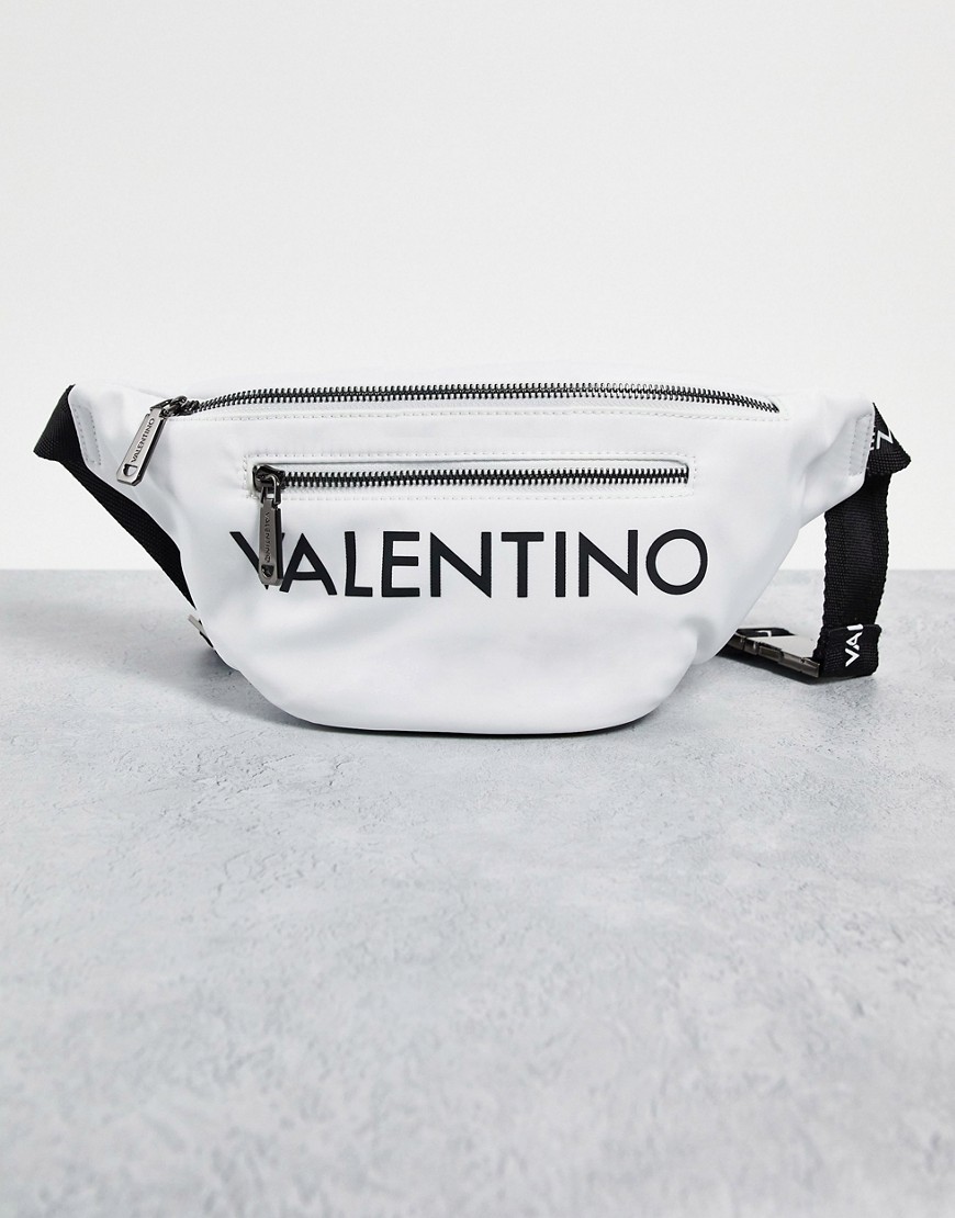 фото Белая сумка-кошелек на пояс valentino bags kylo-белый