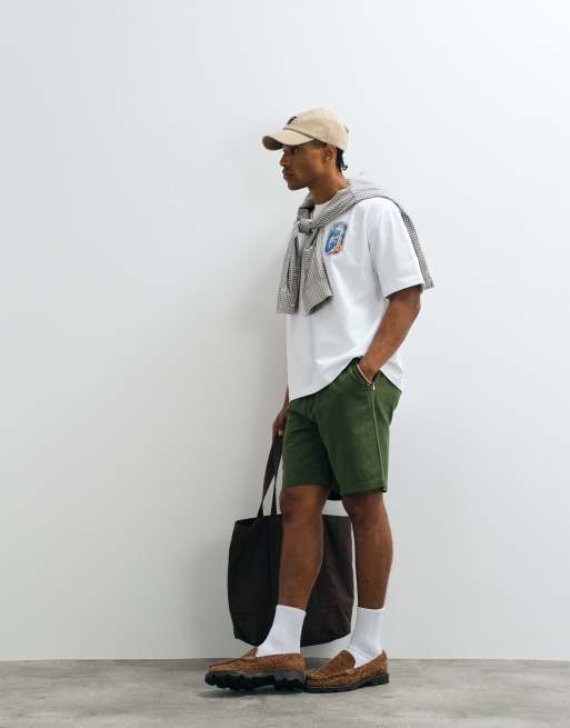 Belier coast view back print graphic t-shirt in white, 4 of 5