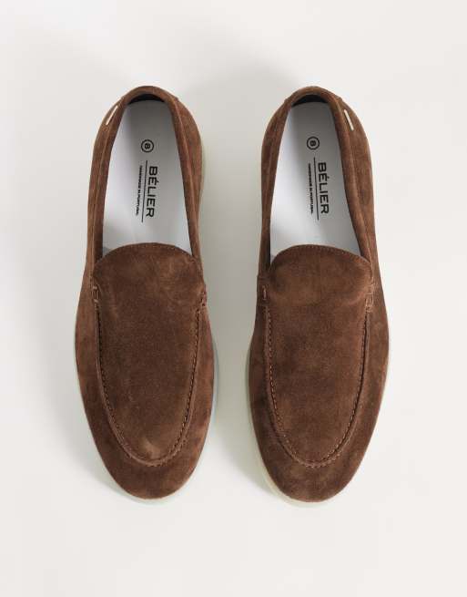 Belier strukturierte Loafer in Braun, 4 von 4