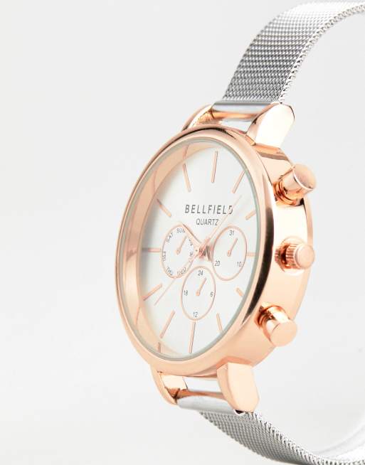 Bellfield watch rose gold hot sale