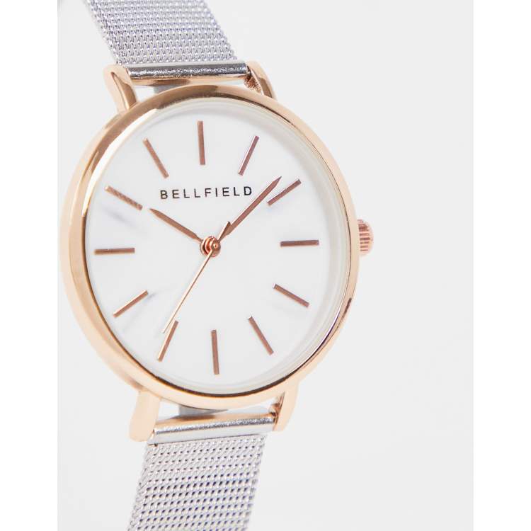 Bellfield watch rose gold best sale
