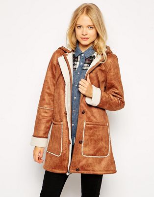 faux sheepskin jacket
