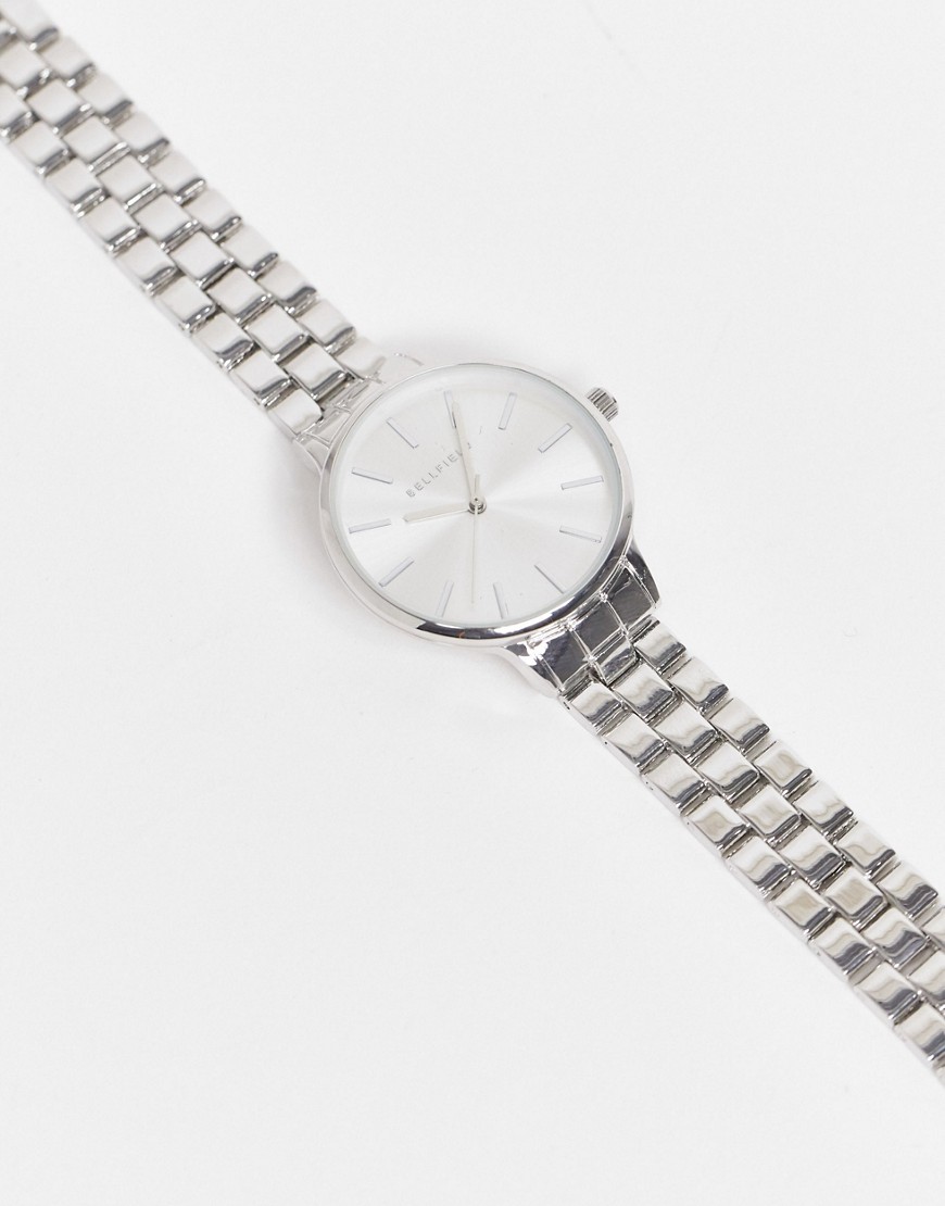 Bellfield - Horloge met schakelarmband in zilver