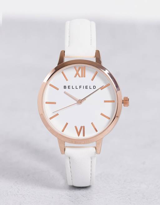 Bellfield – Klasyczny zegarek w kolorze białym