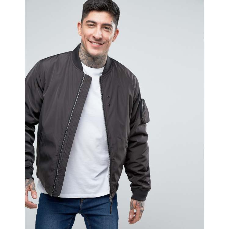 Bellfield leather aviator on sale jacket