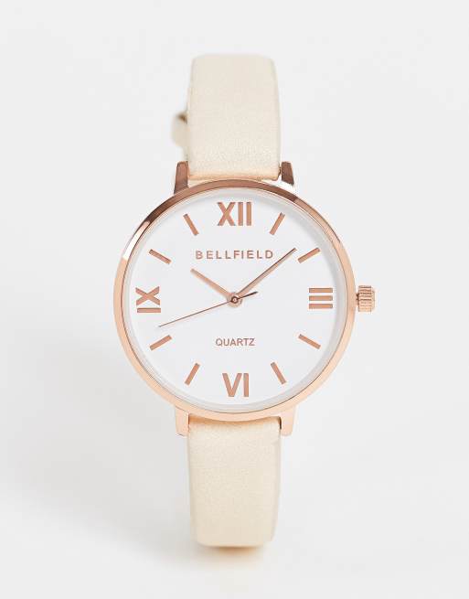 Bellfield - Orologio minimal color cipria